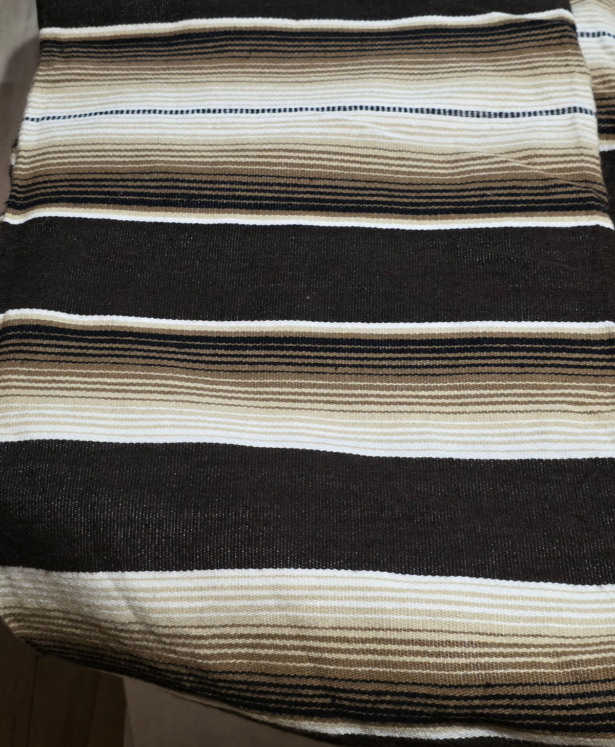 Brown tones, Serape runner, unicolor 7.5ft, brown, beige, table runner, woven, serape table runner