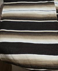 Brown tones, Serape runner, unicolor 7.5ft, brown, beige, table runner, woven, serape table runner