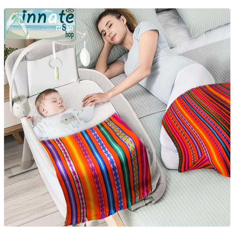 baby blanket for stroller Andean Baby blanket, car seat, carrier, crib, stroller