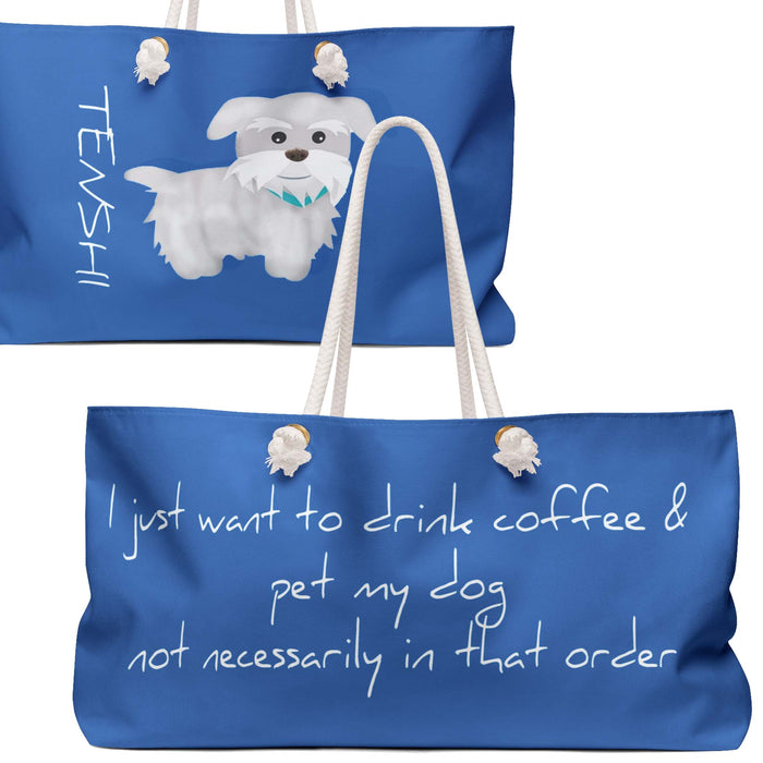 Personalized, big bag, eco-friendly, coffee lovers, pet lovers