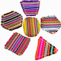 geometric, shape, coasters, inca,Peruvian, South America, oval, triangle, trapezoid,pentagon, square,Hexagon,portavasos geometricos, washable