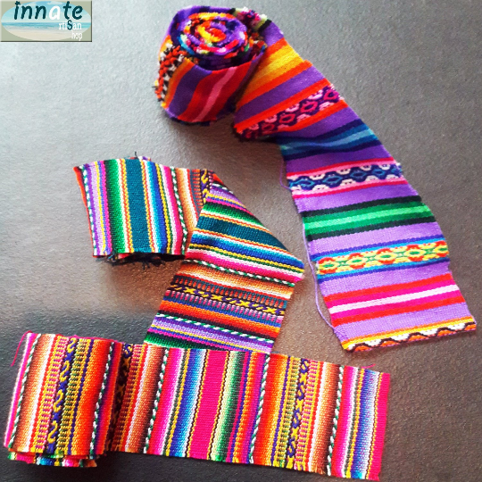 retazos telas peruanas, retazos telas andinas, remnants andean fabrics, trims, peruvian fabric trim, peruvian fabric remnant