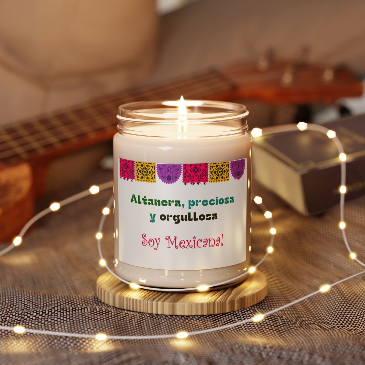 candles, velas, mensajes Mexico, orgullosa, Mexicana, scented, candles, eco-friendly, soy candle, natural, gift, aromatherapy, aroma terapia