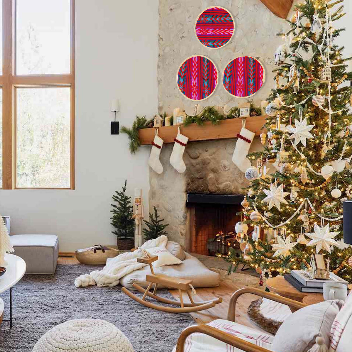 living room , xmas decor