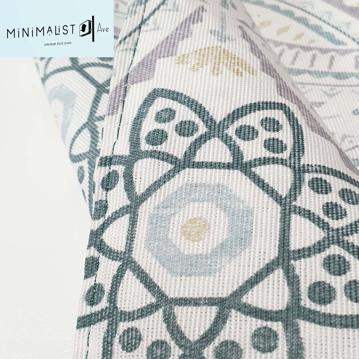 mandala table runner, table runner exclusive, unique, soft tones, with decoration, minimalist ave, minimalistave.com